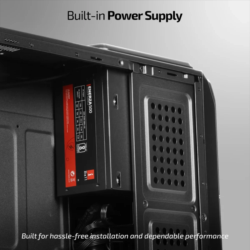 Iball Cabinet With Smps AS200 Slim view 4